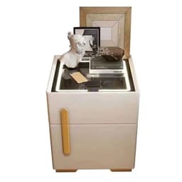 Built-in safe detail with code and backup keys