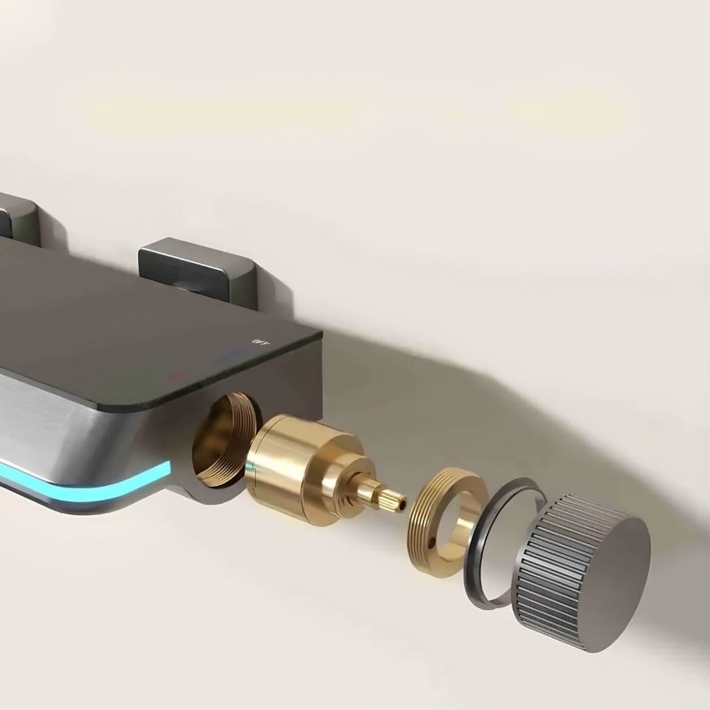 Integrated shelf and selector detail