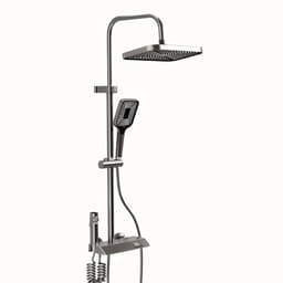 Rectangular rainfall shower head 290 × 195 mm