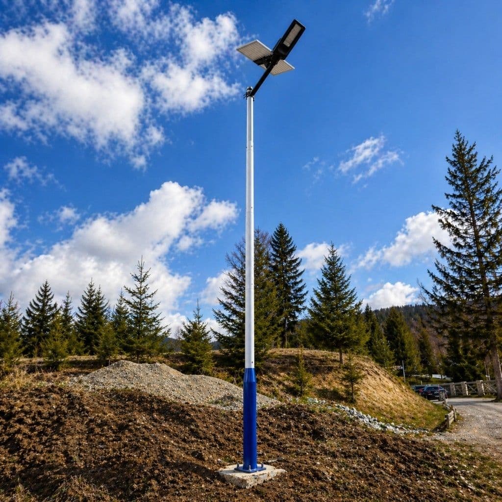 Mounting example — light fixture detail (sold separately)