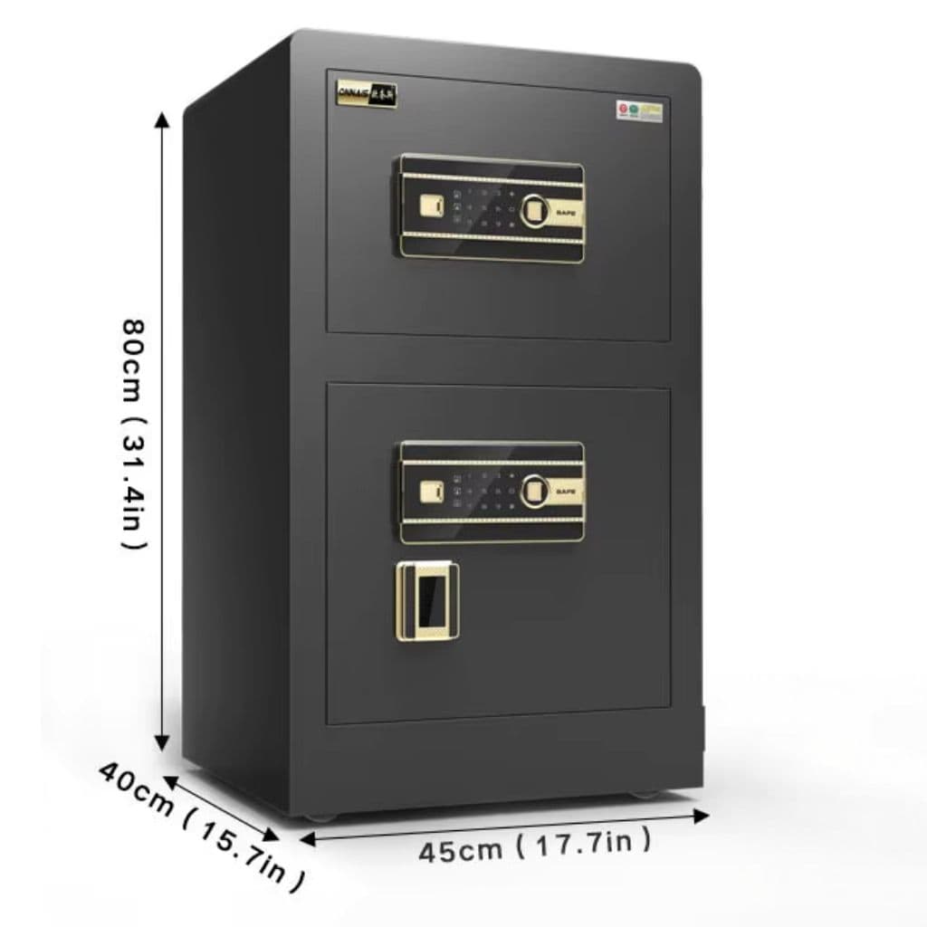 External dimensions — 80 cm height × 45 cm width × 40 cm depth
